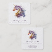 Visitekaartje van het Magical Unicorn Square (Voorkant / Achterkant)