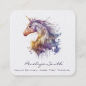 Visitekaartje van het Magical Unicorn Square (Voorkant)