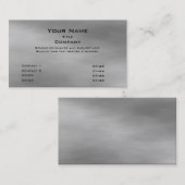 Visitekaartje van het metaal 2.0 - zilveren premie (Voorkant / Achterkant)