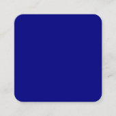 Visitekaartje van het Navy Blue Square (Voorkant)