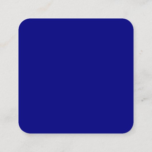 Visitekaartje van het Navy Blue Square (Achterkant)