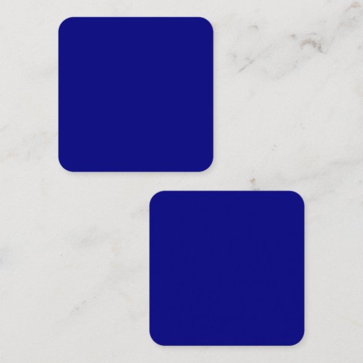 Visitekaartje van het Navy Blue Square (Voorkant / Achterkant)