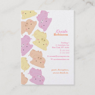 Visitekaartje van het Patroon Piggies van de pit