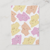 Visitekaartje van het Patroon Piggies van de pit (Achterkant)