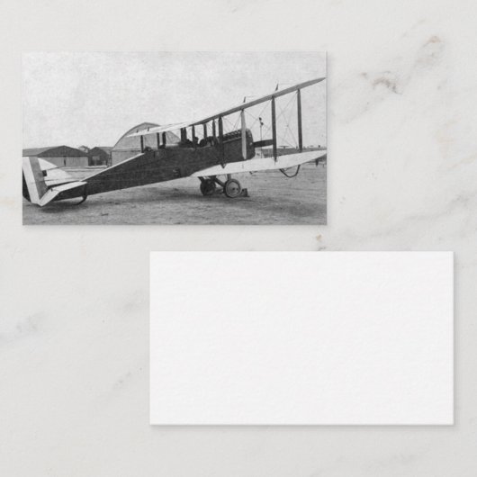  Visitekaartje van het piloot-luchtvaartvliegtuig (Voorkant / Achterkant)