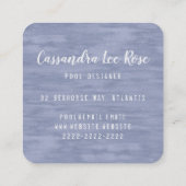 Visitekaartje van het Plein van het Blauwe Monogra (Achterkant)