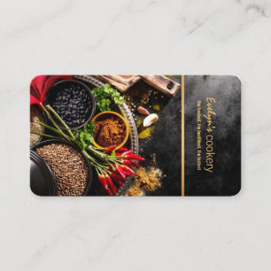 visitekaartje van het restaurant chili en specerij