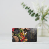 visitekaartje van het restaurant chili en specerij (Staand voorkant)