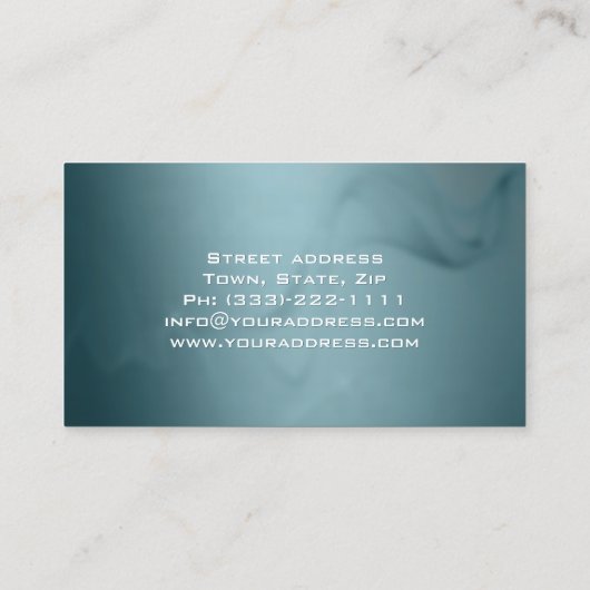 Visitekaartje van het revalidatiecentrum (Achterkant)