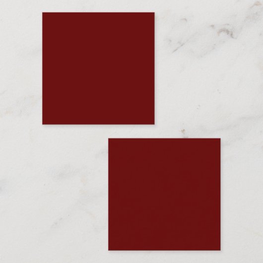 Visitekaartje van het rode bloedvierkant (Voorkant / Achterkant)