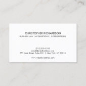 VISITEKAARTJE VAN HET  SCHADUWTYPE (Achterkant)