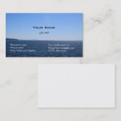 visitekaartje van het strand , zee en lucht (Voorkant / Achterkant)