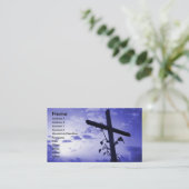 Visitekaartje van het  van het paars van het Heili (Staand voorkant)