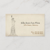 Visitekaartje van het Vrijheidsbeeld bij de Wet (Voorkant)