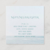 Visitekaartje van het Whimsical Mermaid en Ocean S (Achterkant)