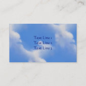 Visitekaartje van het zoenen van Unicorns Fantasy  (Achterkant)