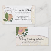 Visitekaartje van hispaniekkokoskruiden (Voorkant / Achterkant)