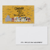 visitekaartje van honden (Voorkant / Achterkant)