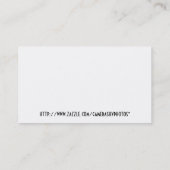 visitekaartje van honden (Achterkant)