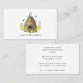 Visitekaartje van honingbijenkorven Apiary Bijenkw (Voorkant / Achterkant)
