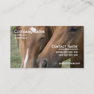Visitekaartje van Horse Nuzzle