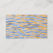 Visitekaartje van hout Duck (Achterkant)