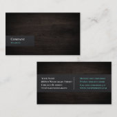 Visitekaartje van houtnerf (Voorkant / Achterkant)