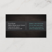 Visitekaartje van houtnerf (Achterkant)