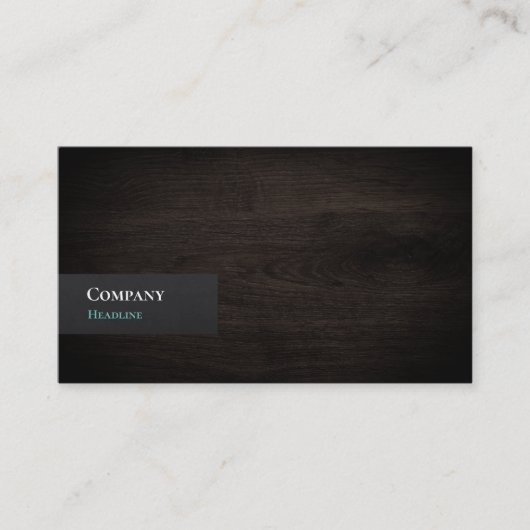 Visitekaartje van houtnerf (Voorkant)