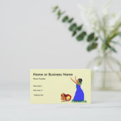 Visitekaartje van Hula-danser (Staand voorkant)