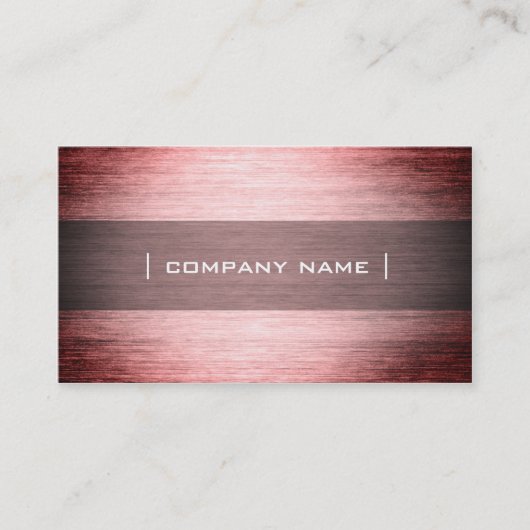 Visitekaartje van industriële aannemer (Voorkant)