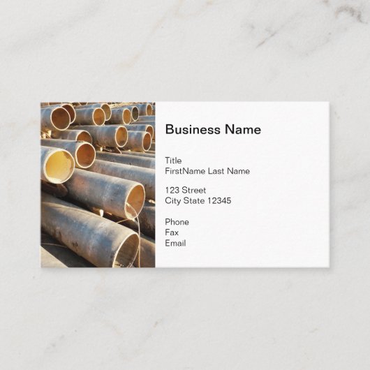 Visitekaartje van irrigatiebuizen (Voorkant)