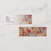 Visitekaartje van Japanse weefsels (Voorkant / Achterkant)