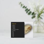 Visitekaartje van juwelen (Staand voorkant)