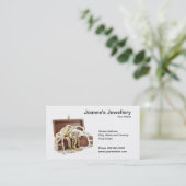 Visitekaartje van juwelen (Staand voorkant)