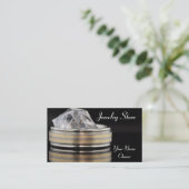 Visitekaartje van juwelienwinkel (Staand voorkant)