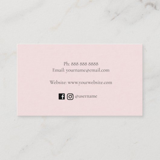 Visitekaartje van kabelgezelschapsdieren en huisze (Achterkant)