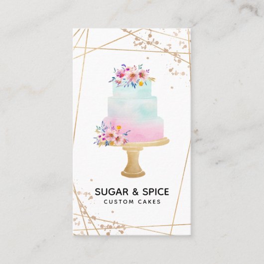 Visitekaartje van kaken/bakkerijen (Voorkant)