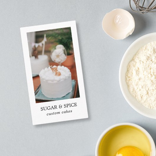 Visitekaartje van kaken/bakkerijen