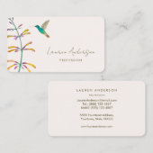 Visitekaartje van kalkoenen (Voorkant / Achterkant)