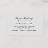 Visitekaartje van kalkoenen (Achterkant)