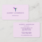 Visitekaartje van kalkoenen (Voorkant / Achterkant)