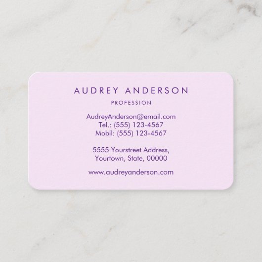 Visitekaartje van kalkoenen (Achterkant)