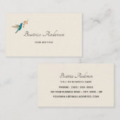 Visitekaartje van kalkoenen (Voorkant / Achterkant)