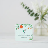 Visitekaartje van kalkoenen (Staand voorkant)