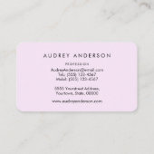 Visitekaartje van kalkoenen (Achterkant)