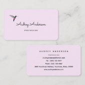 Visitekaartje van kalkoenen (Voorkant / Achterkant)