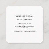 Visitekaartje van kalkoenen (Achterkant)