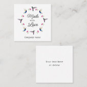 Visitekaartje van kalkoenen (Voorkant / Achterkant)