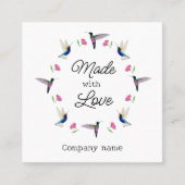 Visitekaartje van kalkoenen (Voorkant)